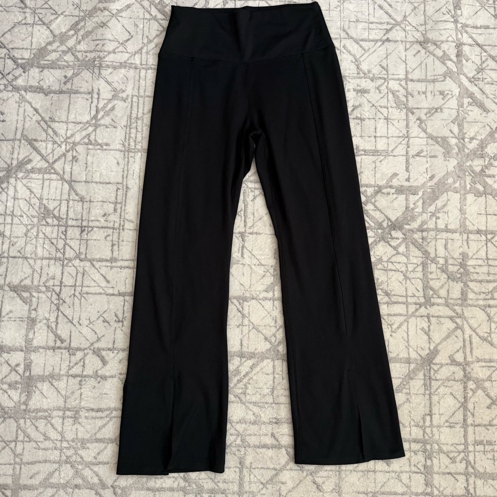 Jessica Simpson Black Daily Slit-Hem High-Waist Flare Size XL - Picture 2 of 6